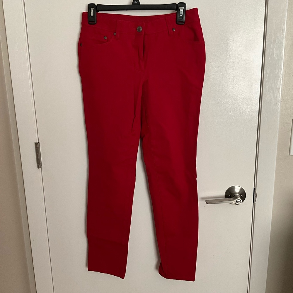 Chico’s So Slimming Red Pants